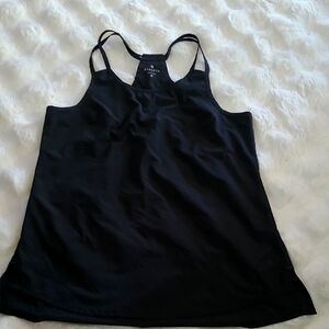Athleta Black Sleeveless Backless Tank Top Size M